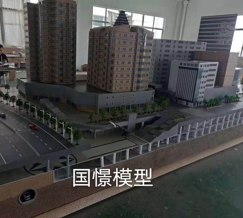 精河县建筑模型