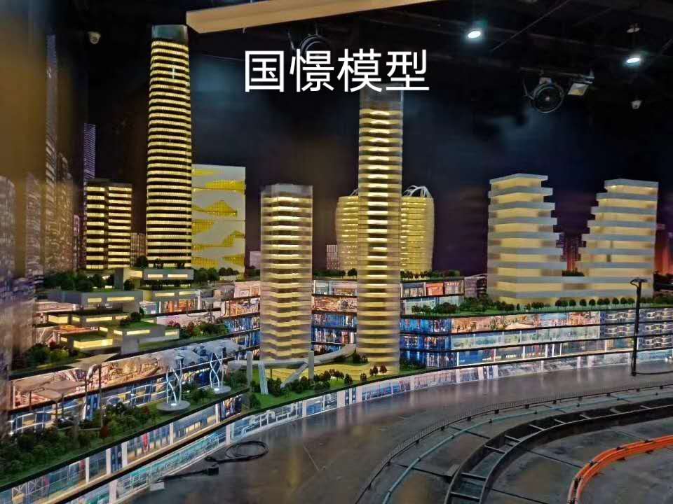 精河县建筑模型