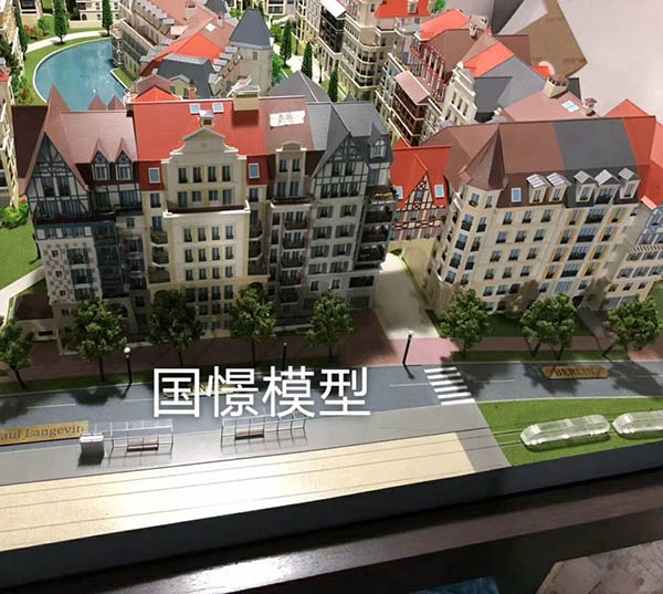 精河县建筑模型